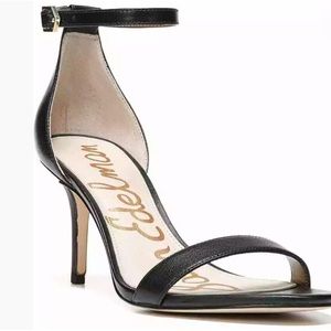 Sam Edelman Black Patti Sandals Heels 8